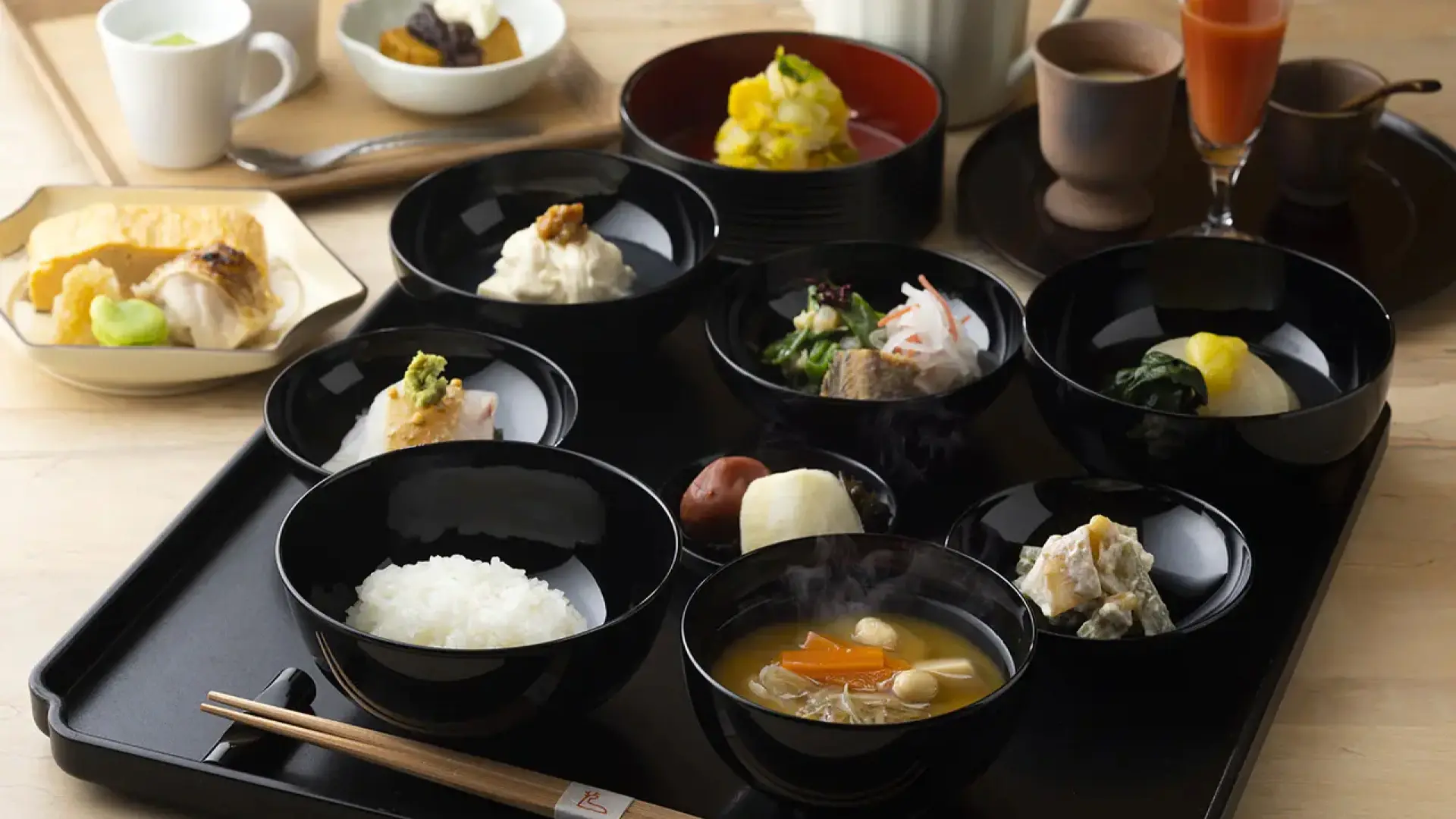 Breakfast at a Ryokan
